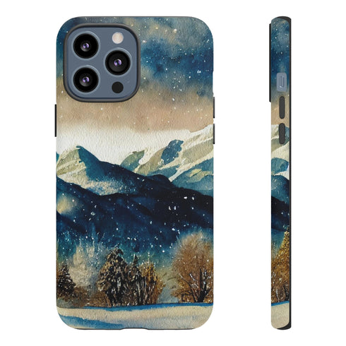 Snowy Colorado Rocky Mountains - Impact Resistant Phone Case iPhone 13 Pro Max Matte